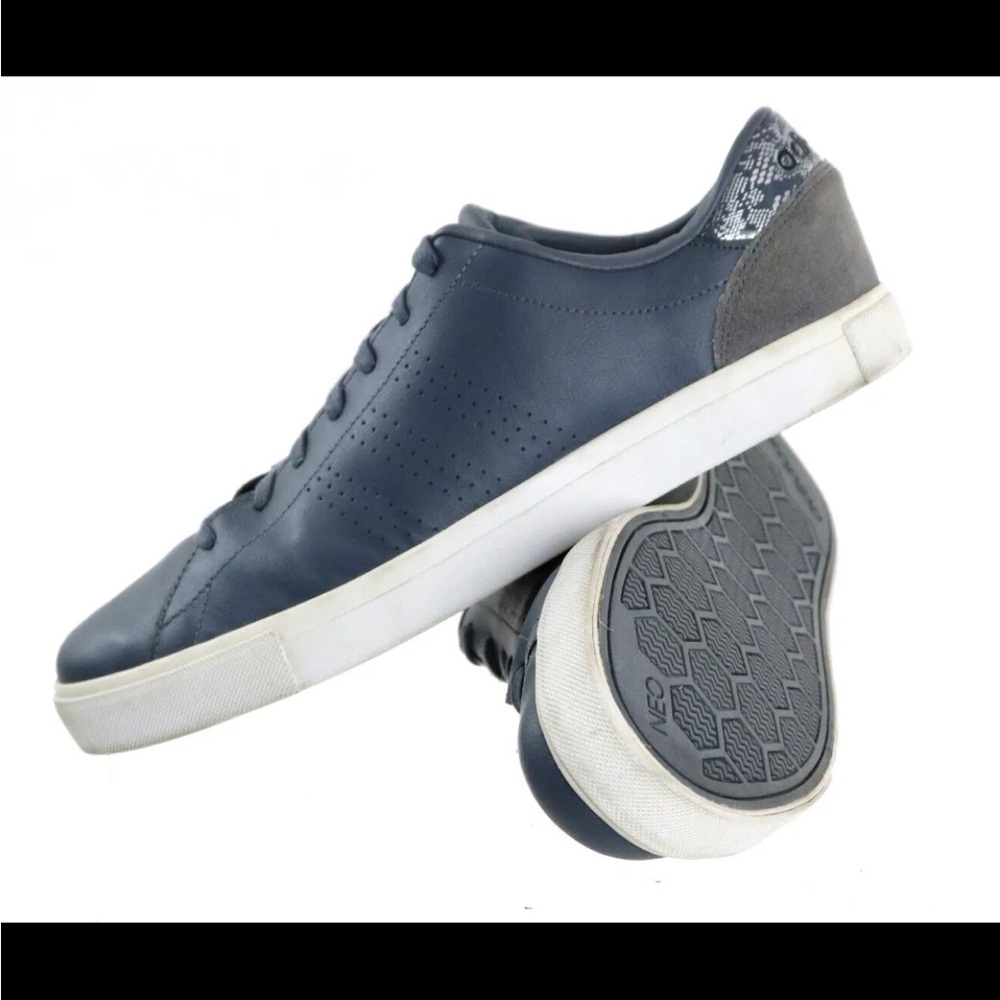 Adidas Neo Label Men's Sneakers Shoes Size 13 Leather Blue